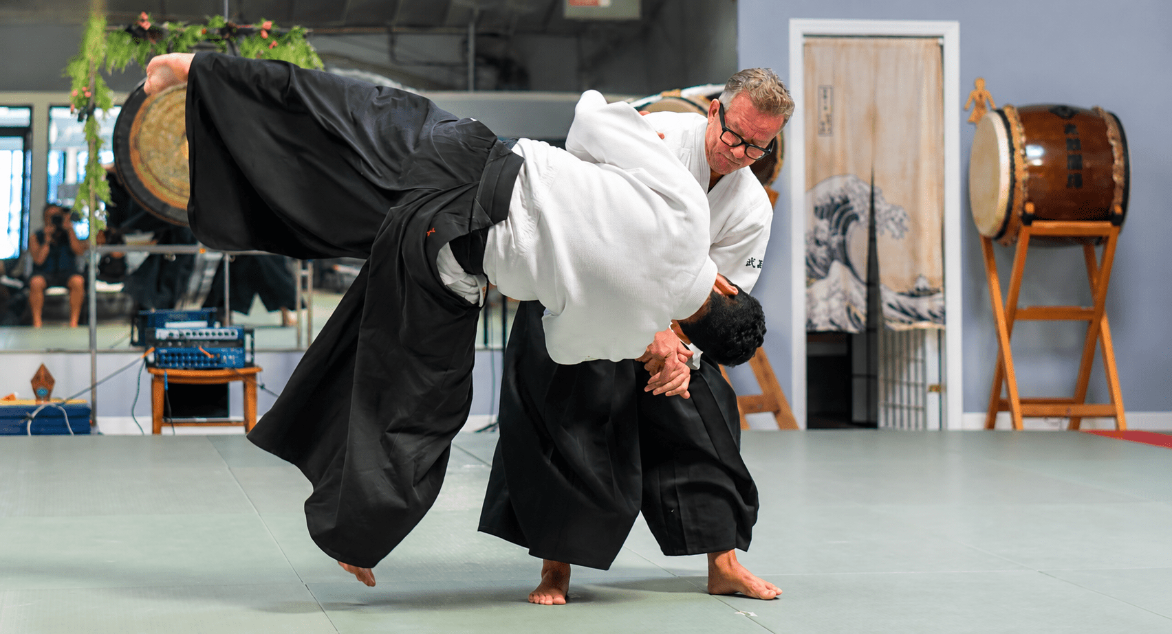 Daniel Brasse Sensei teaching Aikido taijutsu