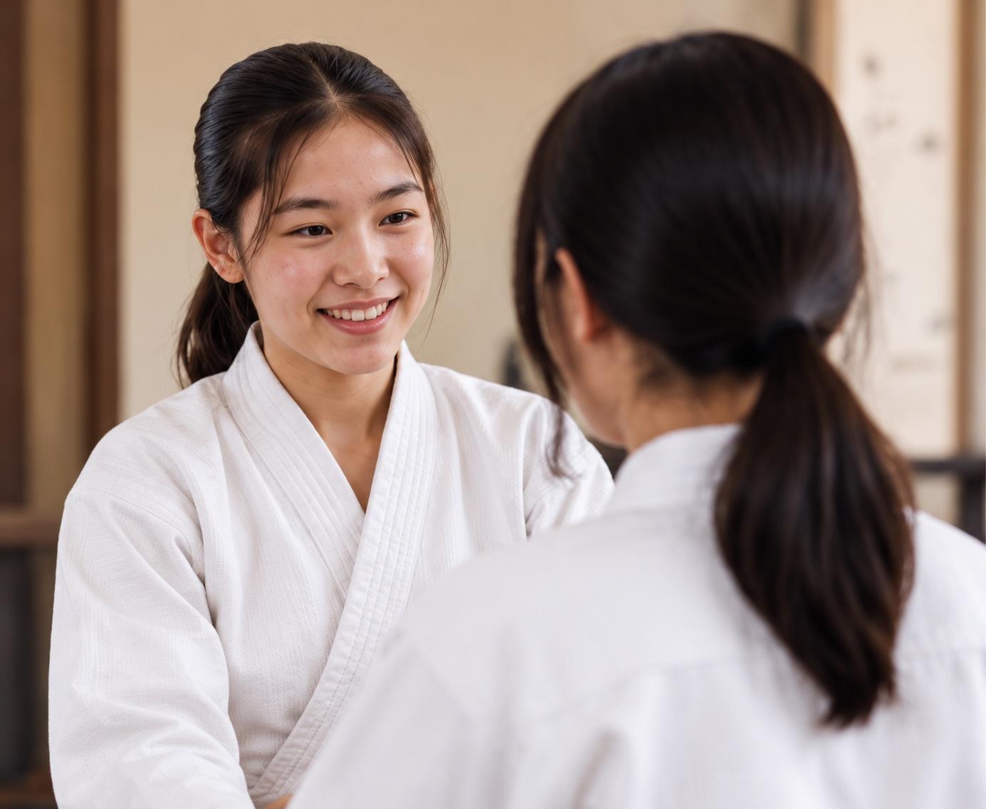 Teen students training together at Aikido By the Bay